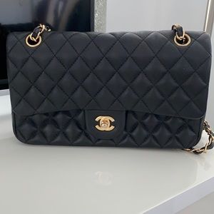 Black Classic Quilted Bag